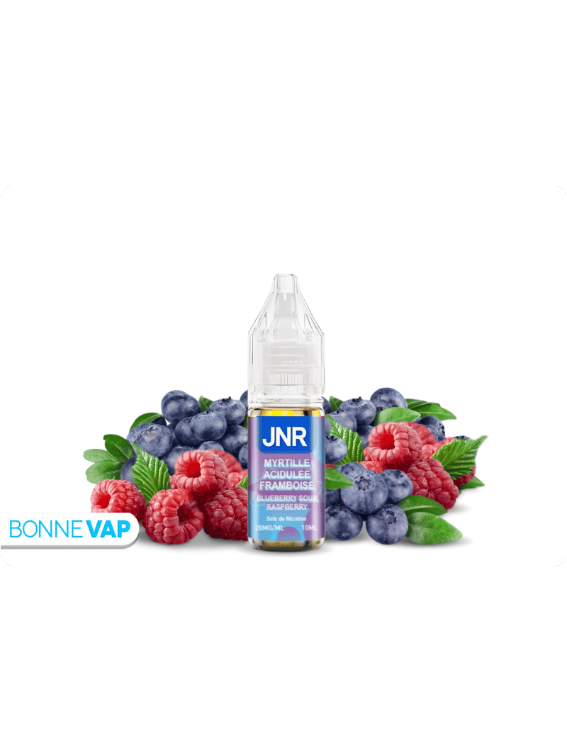 E-liquide Myrtille Acidulée Framboise 10ml | JNR (Sels de nicotine)