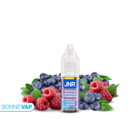 E-liquide Myrtille Acidulée Framboise 10ml | JNR (Sels de nicotine)