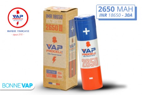 Accu 18650 2650mAh - VAP PROCELL