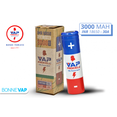 Accu 18650 300mAh - VAP PROCELL