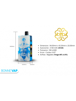 Kit DotPod Max V1.5 (Edition SUPERMAN) - DOTMOD - SUPERMAN BLUE