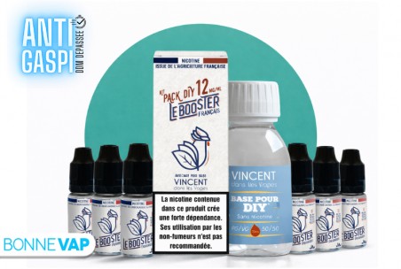 Pack DIY 12mg 50/50 100ml - VDLV (DDM Dépassée)