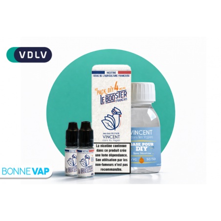 Pack DIY 4mg 50/50 100ml - VDLV