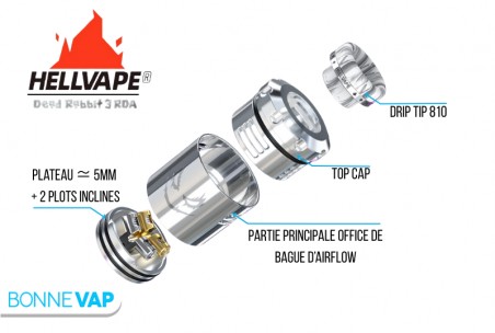 Dripper Dead Rabbit 3 RDA | HELLVAPE (J Edition)