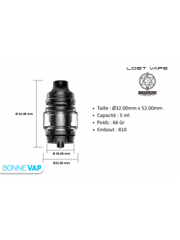 Clearomiseur Centaurus Sub-Ohm V2 | LOST VAPE