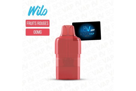 Cartouche Fruits Rouges - Wilo Boost - 00mg