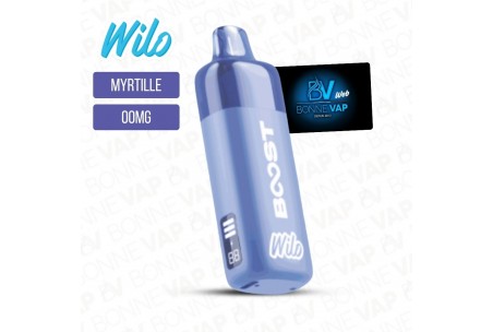Starter Puff Myrtille Glacée - Wilo Boost - 00mg