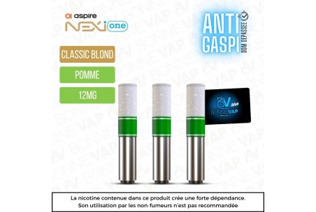Cartouches Classic Pomme - Nexi One (DDM Dépassée) - 12mg