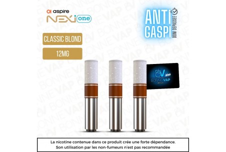 Cartouches Classic Blond - Nexi One (DDM Dépassée) - 12mg
