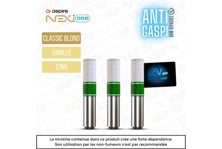 Cartouches Classic Vanille - Nexi One (DDM Dépassée) - 12mg