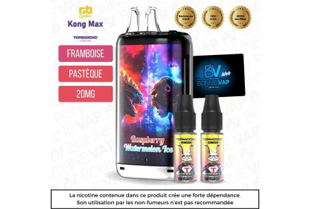 Puff Raspberry Watermelon Ice - Kong Max 30K - 20mg