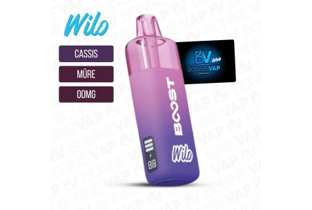 Starter Puff Cassis Mûre - Wilo Boost - 00mg