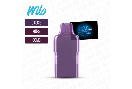 Cartouche Cassis Mûre - Wilo Boost - 00mg