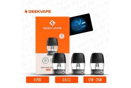 Cartouche Q Pod - Geekvape - 0.6ohm