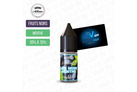Concentré Baie Noire Menthe 10ml - Millésime