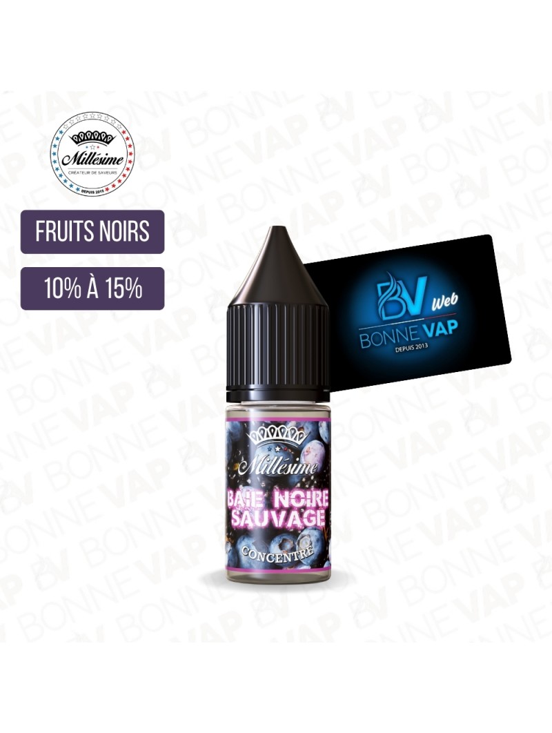 Concentré Baie Noire Sauvage 10ml - Millésime