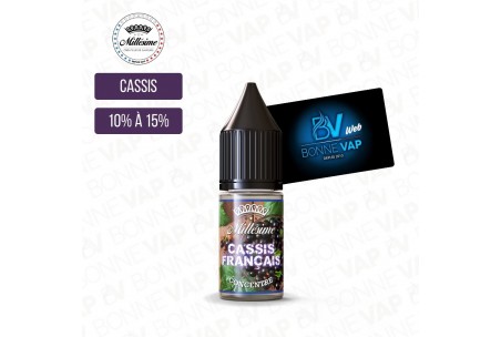 Concentré Cassis Français 10ml - Millésime