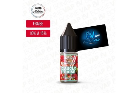 Concentré Diabolo Fraise 10ml - Millésime