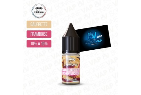 Concentré Gaufrette Framboise 10ml - Millésime