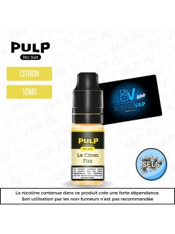 Citron Fizz 10ml Sels - Pulp Nic Salt - 10mg