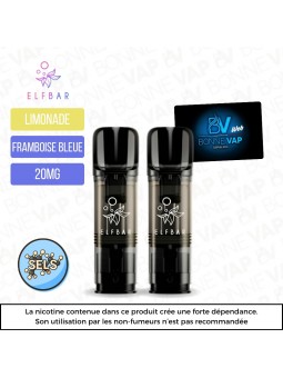 Cartouches Limonade Framboise Bleue - Elfa Pro - 20mg