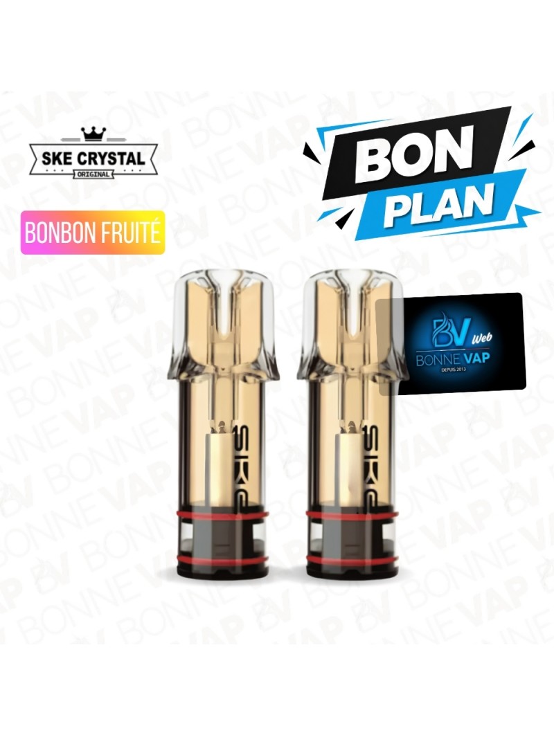 Cartouches Bonbons Fruittles - SKE Crystal Plus - Bon Plan
