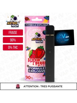 Puff CBD Strawberry 90% - Astro High - 90%
