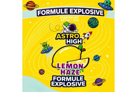 Puff CBD Lemon Haze 90% - Astro High - Affiche