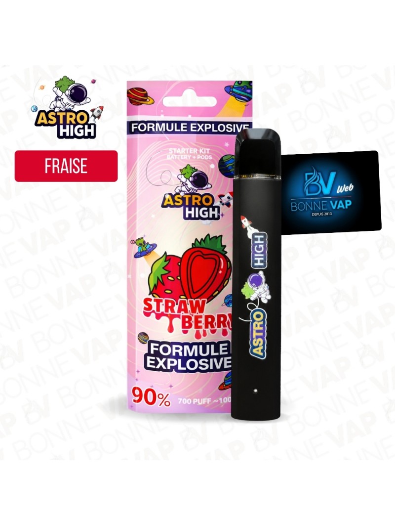 Puff CBD Strawberry 90% - Astro High