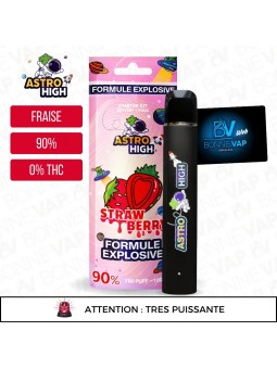 Puff CBD Strawberry 90% - Astro High - 90%