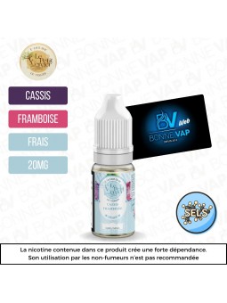 Cassis Framboise Frais 10ml "Sels" - Le Petit Verger - 20mg