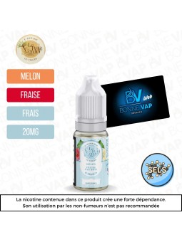 E-liquide Melon Fraise des Bois Frais 10ml "Sels"- Le Petit Verger