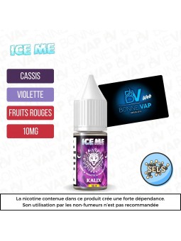 E-liquide Kalix 10ml "Sels" - Ice Me by Millésime