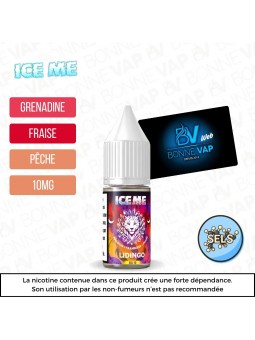 E-liquide Lidingo 10ml "Sels" - Ice Me by Millésime