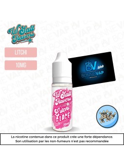E-liquide Litchi Glacé 10ml "Sels" - Wsalt Flavors Liquideo