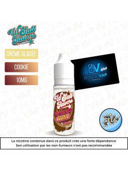 E-liquide Ice Cream Cookie 10ml "Sels" - Wsalt Flavors Liquideo