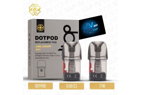 Cartouches DotPod Nano - Dotmod - 0.60ohm