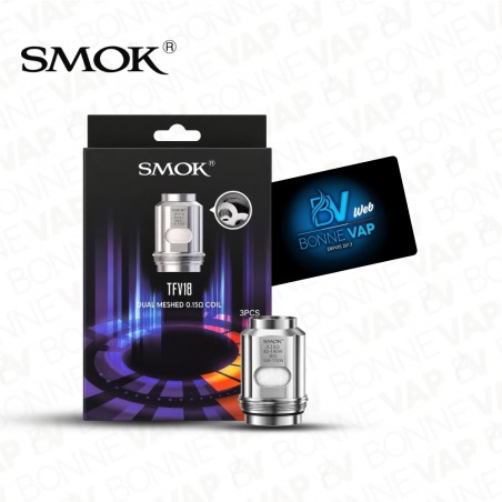 Résistance TFV18 - Smok - 0.15ohm - boite