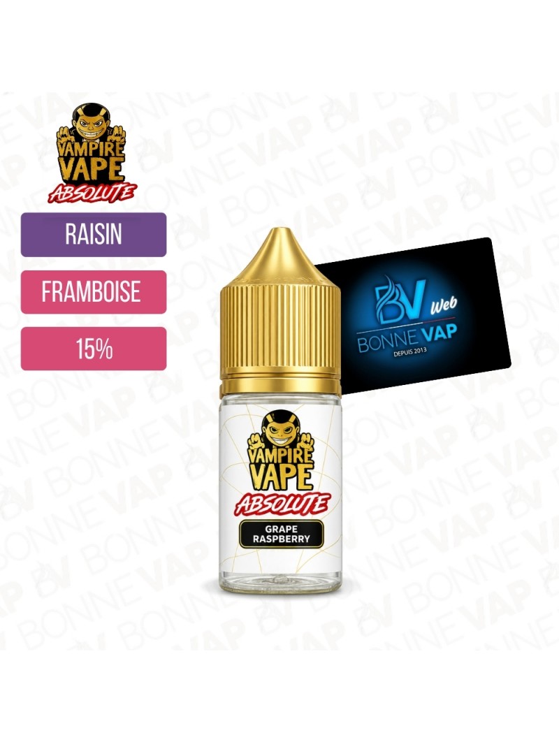 Concentré Grape Raspberry 30ml - Vampire Vape Absolute
