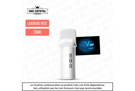 Cartouche Limonade Rose - SKE Crystal 1000 Pro - 20mg
