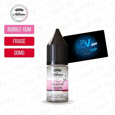 BB-Gum Fraise 10ml - Millésime - 00mg
