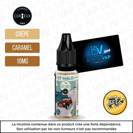 Saint Malo 10ml Sels - Curieux - 10mg