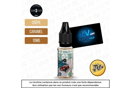 Saint Malo 10ml Sels - Curieux - 10mg