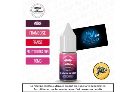 Dragon Berries 10ml "Sels" - Millésime - 10mg