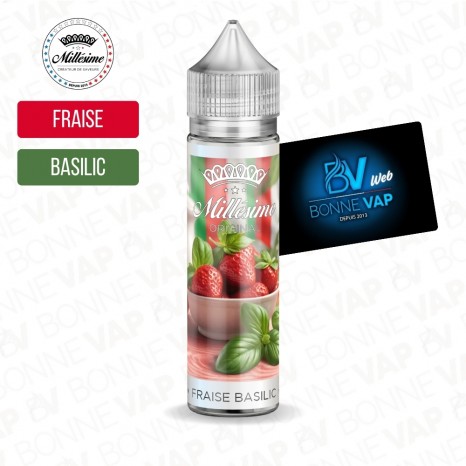 Fraise Basilic 50ml - Millésime