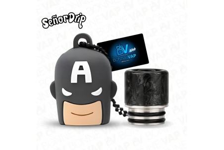 Drip Tip Capitain A (810) - Señor Drip - Black White