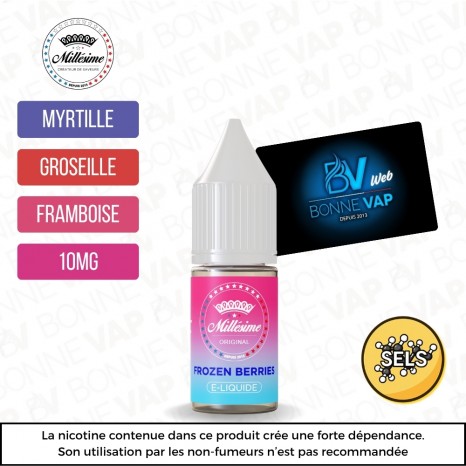 Frozen Berries 10ml Sels - Millésime - 10mg