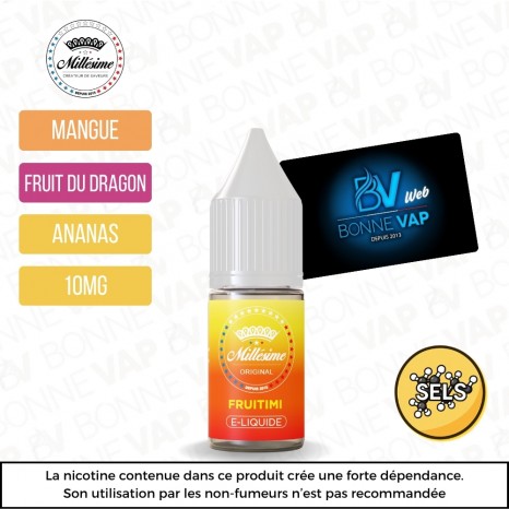 Fruitimi 10ml Sels - Millésime - 10mg