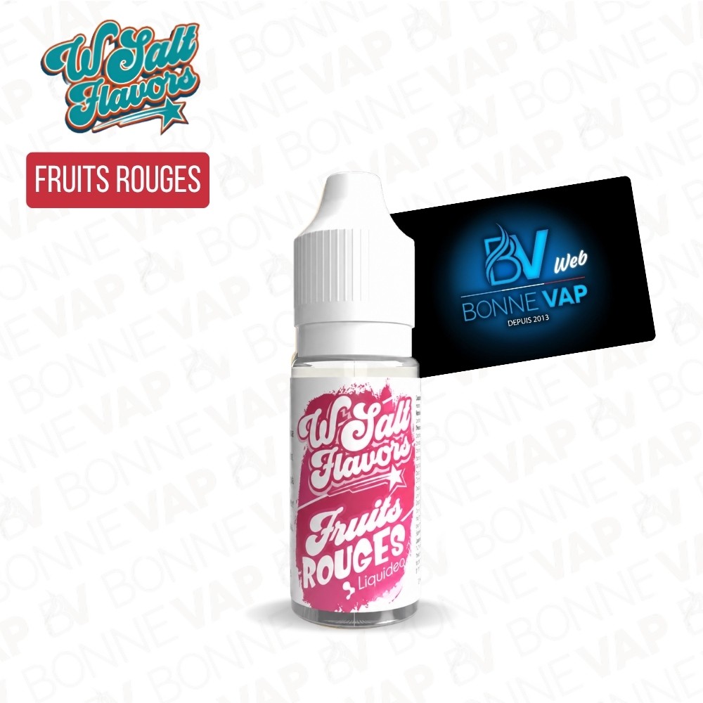 Fruits Rouges 10ml Sels - Wsalt Flavors Liquideo