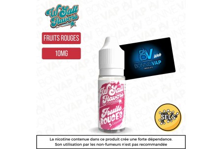 Fruits Rouges 10ml Sels - Wsalt Flavors Liquideo - 10mg